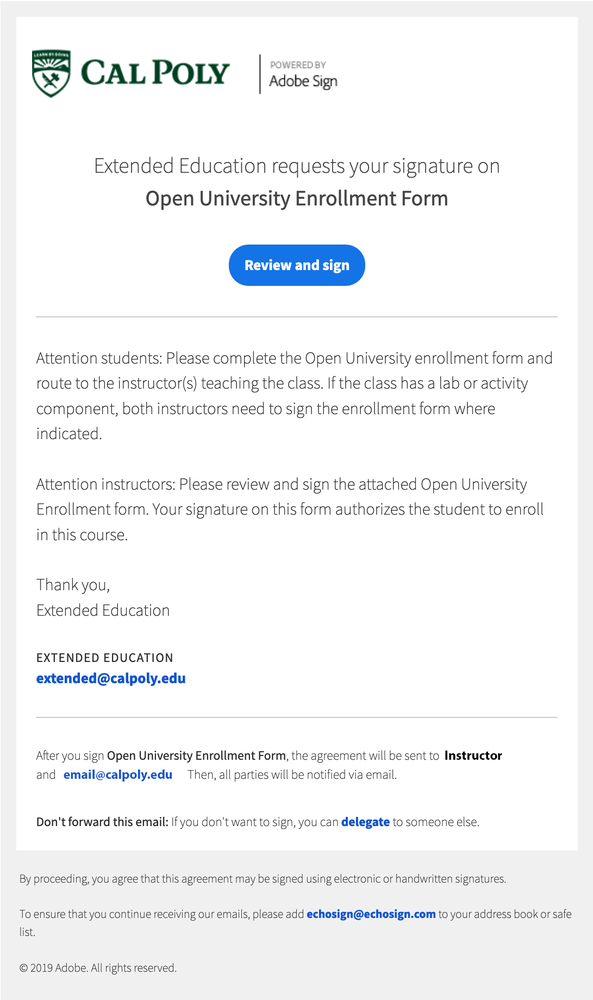 Enrollment Form